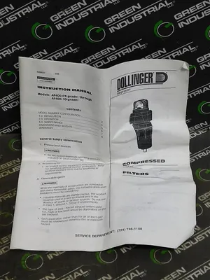 USED DOLLINGER AF-400-01-C-DP