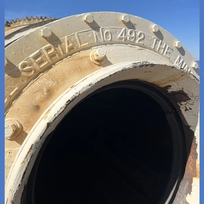 Marcy 5ft Dia. x 10ft Long Open-End Rod Mill