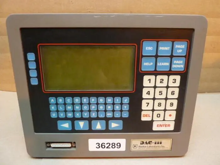 Used HUNKAR LABS 60620DACIII Interface Monitors Michigan US | Ideal Machinery #602460