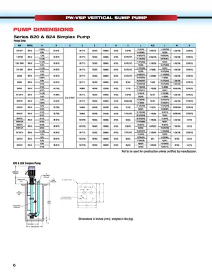 NEW PUMPWORKS PW-VSP 820