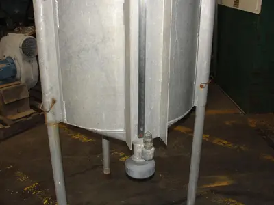 SPC7401  Tank 100 gallon vertical tank, Aluminum, conical
