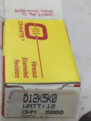 New | in-Stock OHMITE D12K5K0 Miscellaneous Equipment (Electrical & Power) Ohio US | Surplus Asset Holdings #1460363