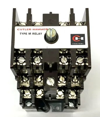 USED CUTLER-HAMMER TYPE M RELAY