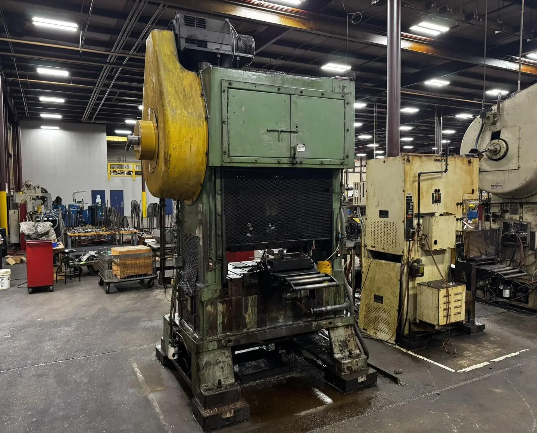 75 TON MINSTER PS2-75-42 PIECE MAKER STRAIGHT SIDE SSDC HIGH SPEED PRESS 2.5" STROKE: YOBRO #23912