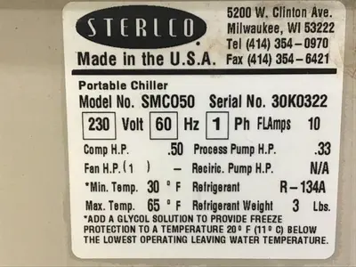USED STERLCO SMCO50