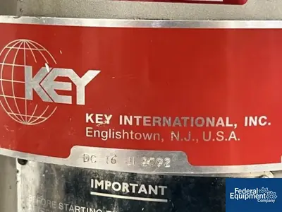 USED Key International Key International Rotary Tablet Press, Model DC-16