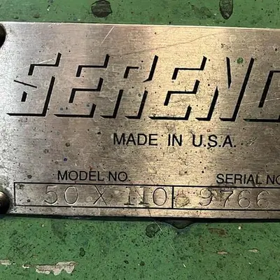 50” x 110” Serenco 2 Color Flexo Folder Gluer