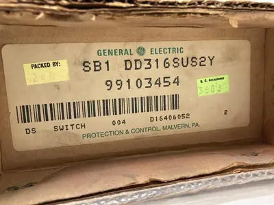 New | in-Stock GE SB1 DD316SUS2Y Miscellaneous Equipment (Electrical & Power) Ohio US | Surplus Asset Holdings #1241913