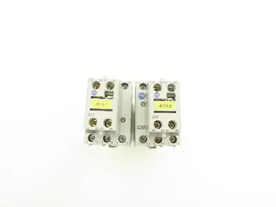 Allen Bradley 100-C30D*00 IEC Contactor 30A 3-Pole 600V 24VDC Coil  Lot of 2