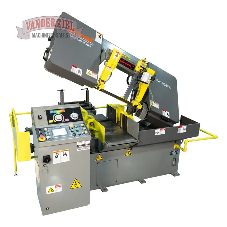 New | in-Stock MARVEL MANUFACTURING PA18-MPC Horizontal Band Saws Michigan US | Vander Ziel Machinery Sales #482416