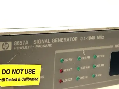 Used HP Signal Generator 0.1-1040 MHz Signal Generators Michigan US | Maverick Industrial Sales #1396500