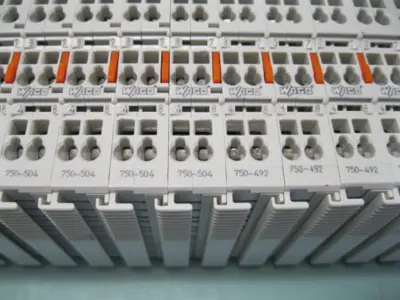 Wago 750-333 Profibus Fieldbus Coupler Module w/ Input & Output Modules D17