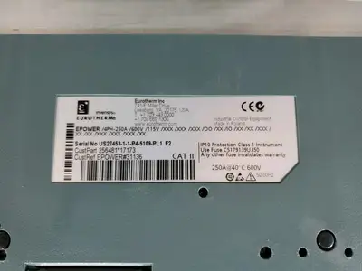 USED EUROTHERM EPOWER/4PH-250A/600V/115V Power Control System