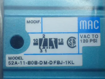 New | in-Stock MAC VALVES 52A11B0BDMDFBJ1KL Pumps Ohio US | HGR 24 #926721
