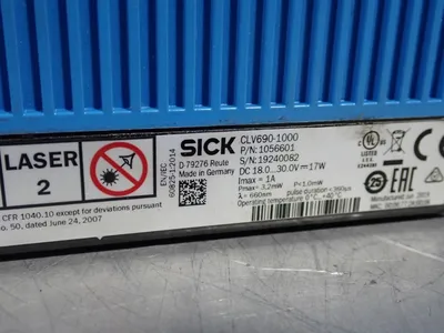 Used SICK 1056601 Barcode Scanners Ohio US | HGR 24 #1406413