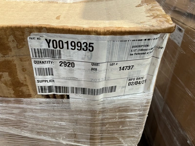 5.12" (130mm) X 600’ GL-510 lue perforated rolls at 19.69”