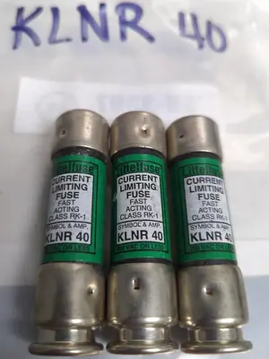 USED LITTELFUSE KLNR-40