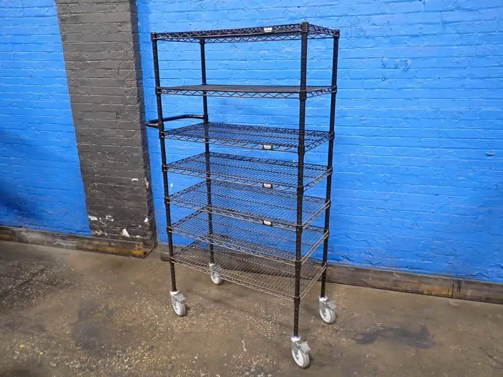 Uline 7 @ 17" X 34" Wire Storage Rack