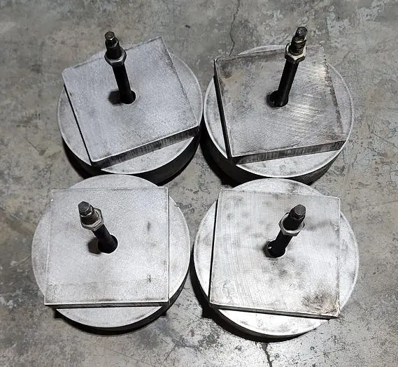 8 1/4" Diameter Vibro Pads / Isolation Mounts