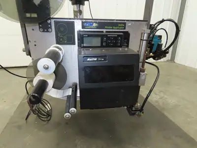 CTM 3600A-S84-EX High Speed Label Applicator SATO Thermal Printer 5" Width