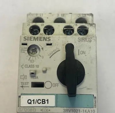 USED SIEMENS 3RV1021-1KA10