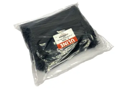 New | in-Stock Uline Black UV Stabilized Nylon Cable Ties 12" Length PACKAGE OF 1000 Misc Fasteners Michigan US | Maverick Industrial Sales #1397245