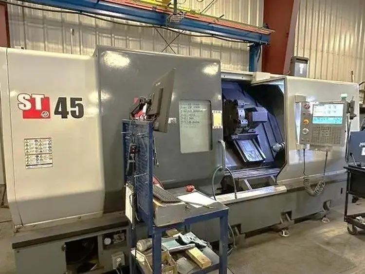 Used 2014 HAAS ST-45M CNC Lathes Alberta CA | Legacy CNC Machinery, LLC #1411783