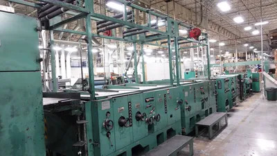 1993 Taiyo Kikai Ltd. BBR-400-3P Specialty Web Offset Press – Check & Business Forms | Machinery Solutions Group, Inc. (15)