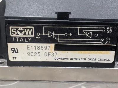 SOW E118697 Thyristor Semiconductor Module New