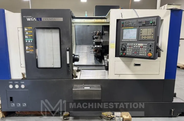 Used 2012 HYUNDAI WIA L230LMSA CNC Lathes California US | MachineStation #347205