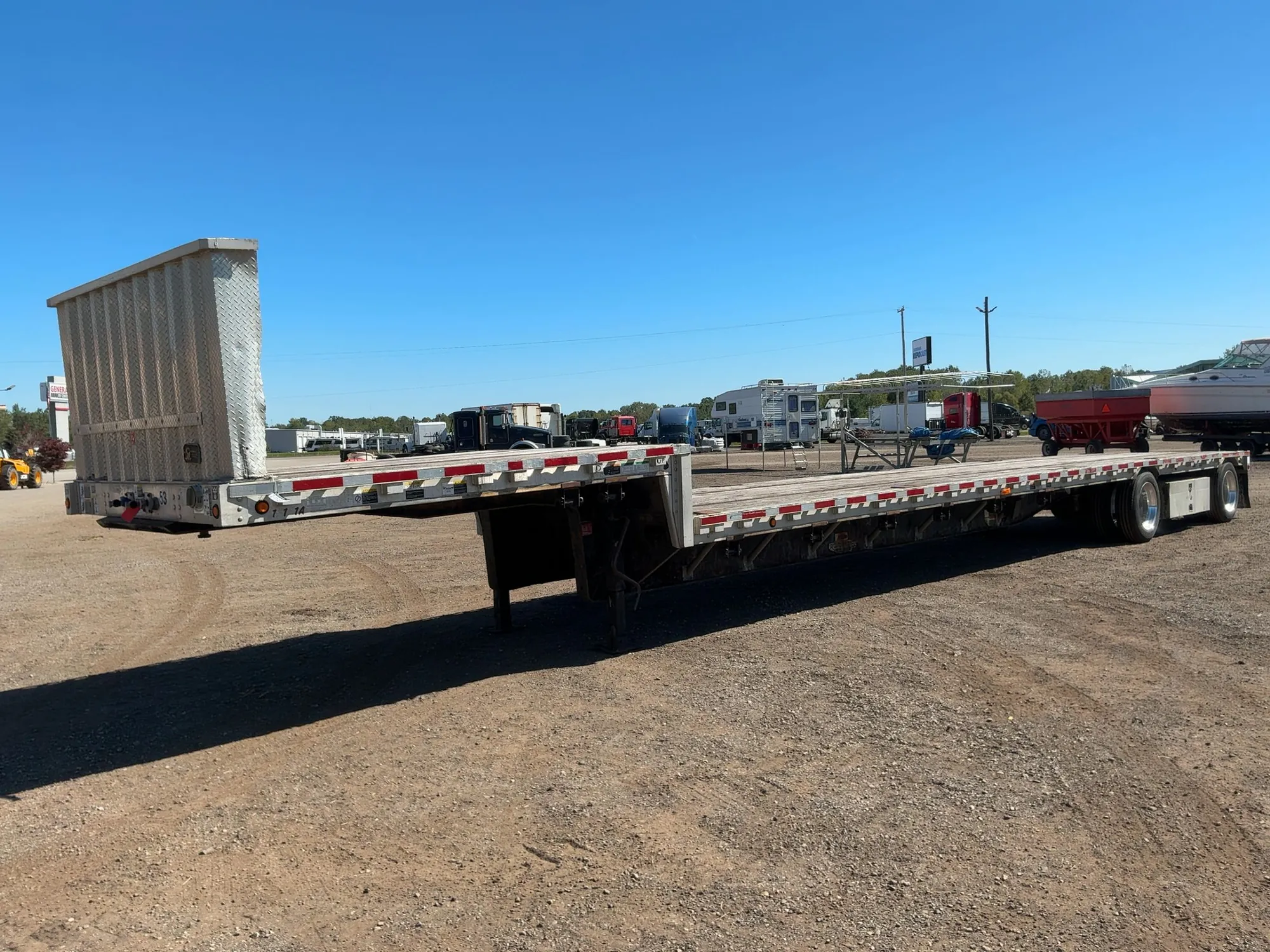 Used 2008 WILSON STEP DECK Flatbed Trailers Michigan US | Miedema Asset Management Group #1461447