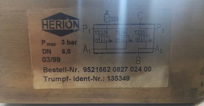 USED HERION 9521662 0827 024 00