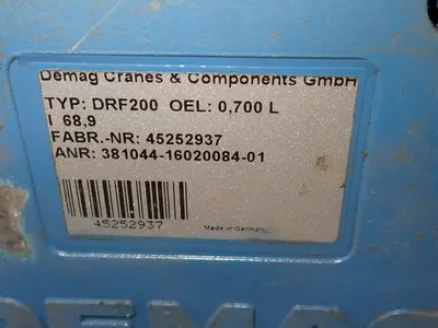 USED DEMAG DRF200