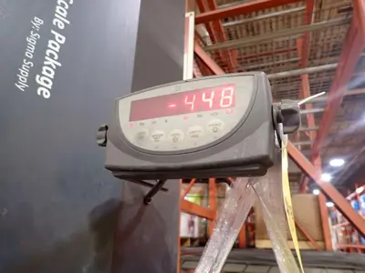 4,000 LBS X 50" X 50" X 98" H STRAN-FLEXER SCALE PACKAGE PALLET SHRINK WRAPPER: YOBRO #24286