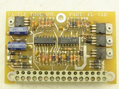 Castle Tool EL-21D Control Circuit Board for TSM-35 Pocket Hole Cutter Machine