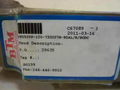USED BTM CORP STC52VP-120-733207H-90AL/R/SCDC