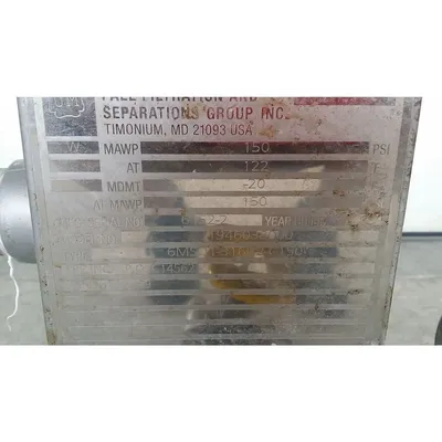 USED PALL FILTRATION AND SEPARATIONS GROUP T946038000