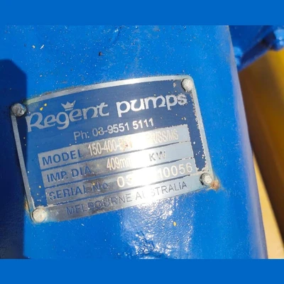 USED REGENT PUMPS 150-400-B17