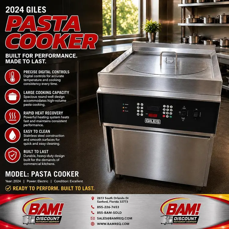 Used 2024 GILES GEF-720 Cookers / Coolers / Fryers Florida US | BAM Discount Restaurant Equipment #1415504