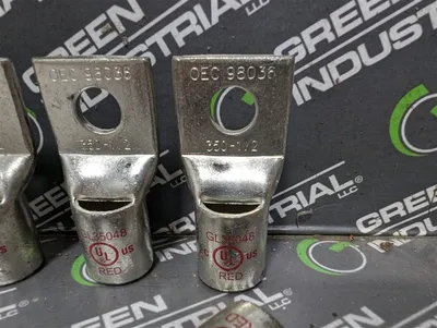 Lot of 10 NSI GL35048 350 MCM 1/2 Red Compression Lugs 350-1/2 New