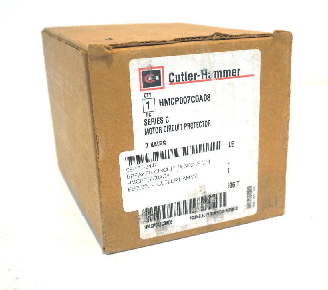 NEW CUTLER HAMMER HMCP007C0A08 CIRCUIT PROTECTOR SER. C 7AMPS