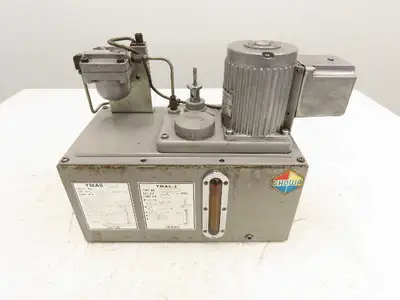 Showa YMAS-3 Automatic Oil Lubrication Piston Pump 6L Tank 110V Motor