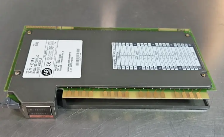 Used Allen-Bradley 1771 ID16A PLC Input & Output | Palmetto Automation #1154409