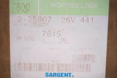 NEW SARGENT 7815 MORTISE LOCK