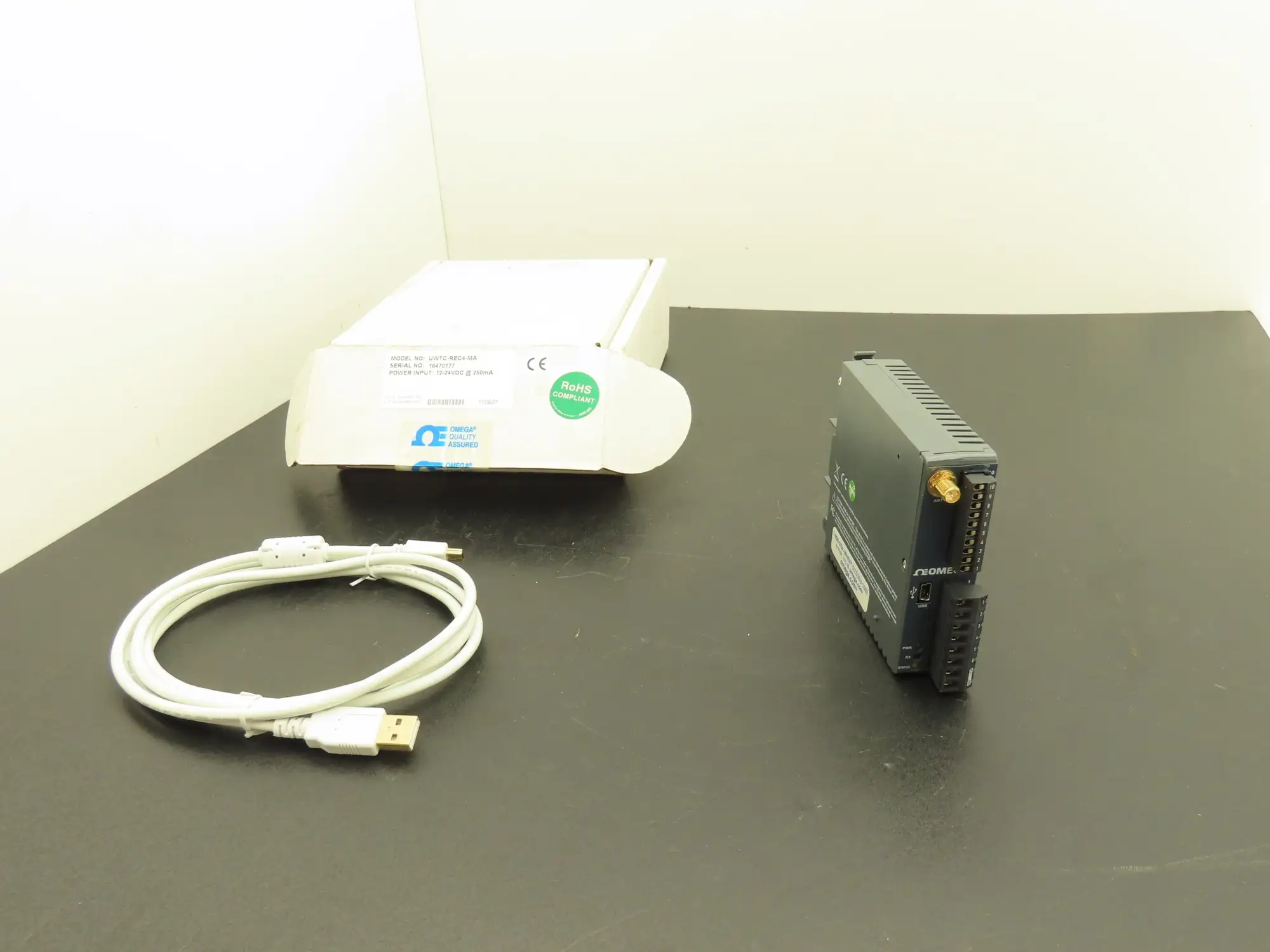 Omega UWTC-REC4-MA Wireless Thermocouple Receiver Smart Connector No Antenna