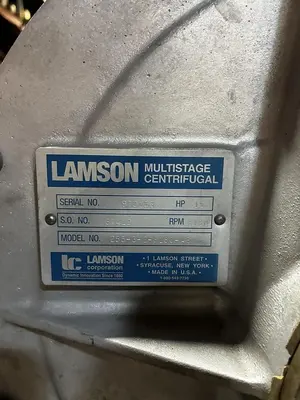 Used LAMSON 2558-3-2-8180-AB HVAC Parts and Equipment Ohio US | Surplus Asset Holdings #1364389