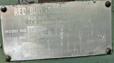 USED 1985 RED BUD NO.: G18L-60