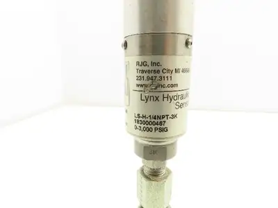 RJG LS-H-1/4NPT-3K Hydraulic Pressure Sensor 3000 PSI