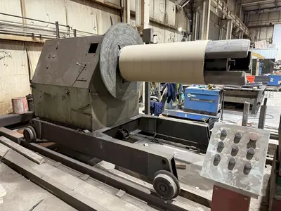 36" HI-RIB (7.2 TYPE) PANEL RAFTED ROLLFORMER LINE;  INCLUDES UNCOILER, ROLLFORMER & FLYING CUTOFF SHEAR: YOBRO #24156
