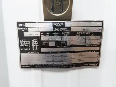 Linde Forklift Rubber Floor Mat Removed From E20C